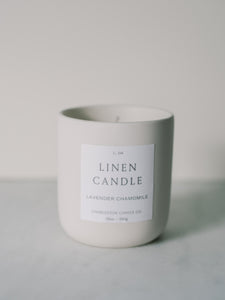 L. 04 Lavender Chamomile Linen Candle