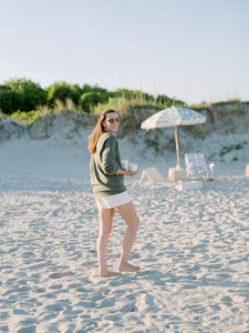 Walking on the beach